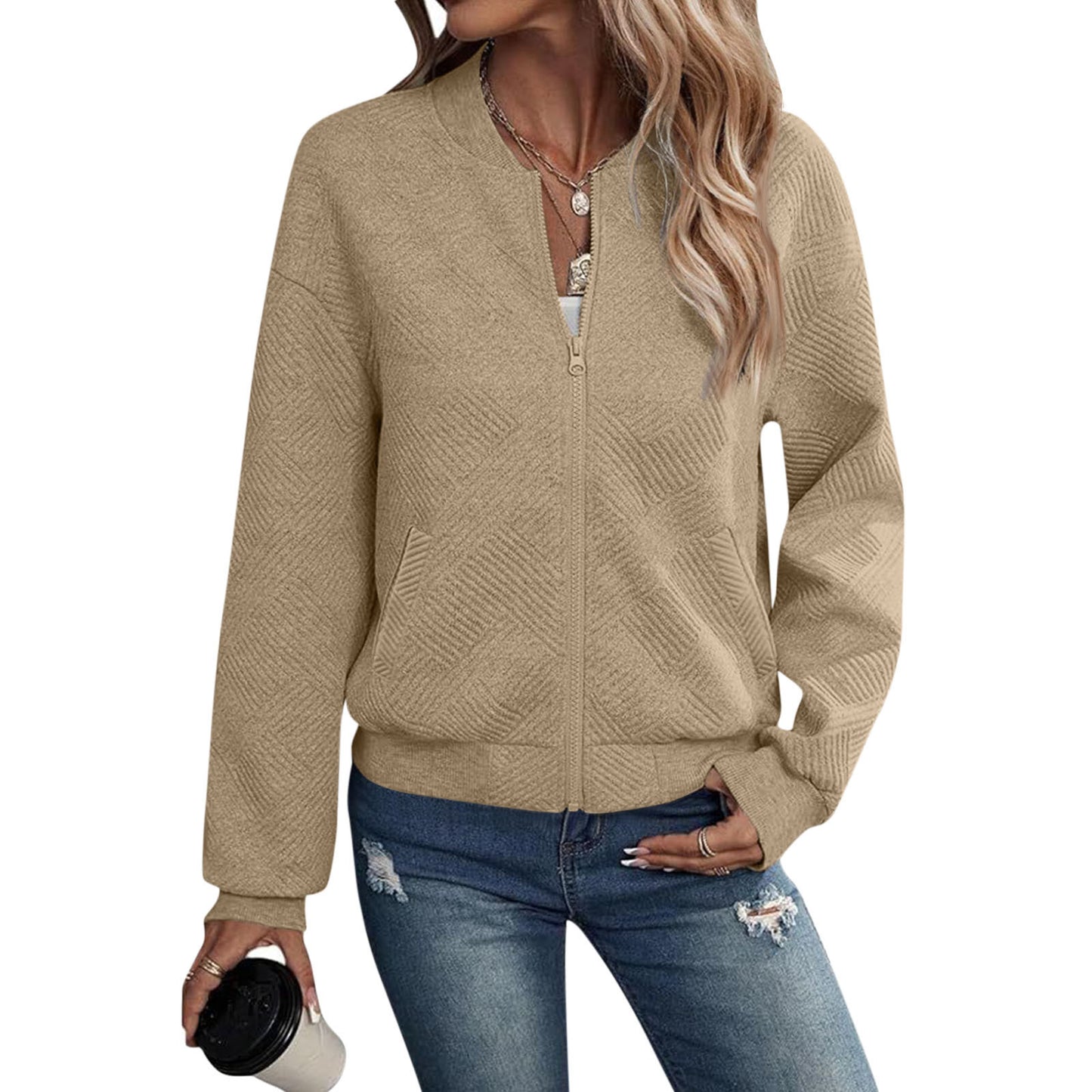ZyraZip Cardigan Coat