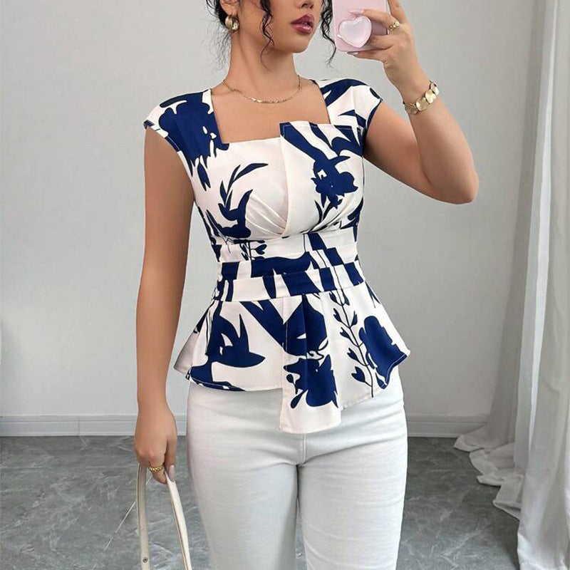 Isladora Square-Neck Slim Top
