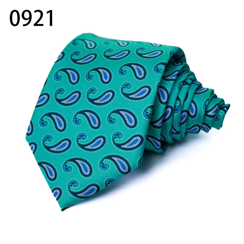 Fashion Polyester Silk Printed Men's Casual Tie