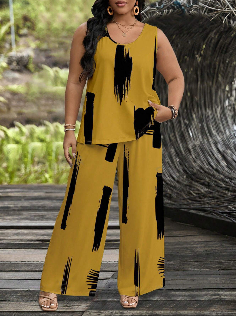 ova Vogue Wide-Leg Suit