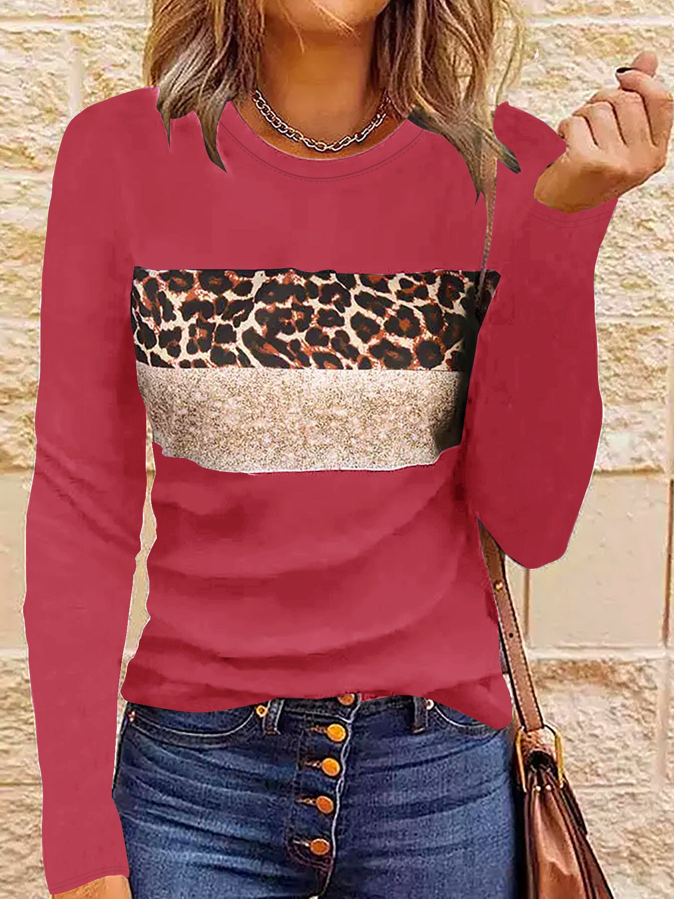 PrintEase Fitted Long Sleeve Tee