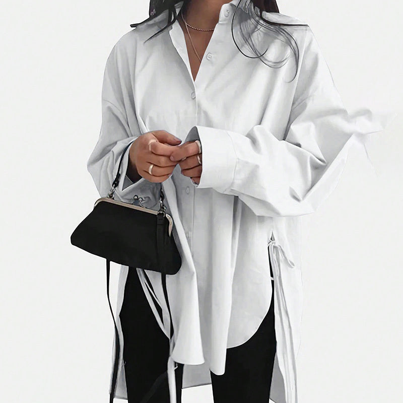 Breezelyn Side-Tie Blouse