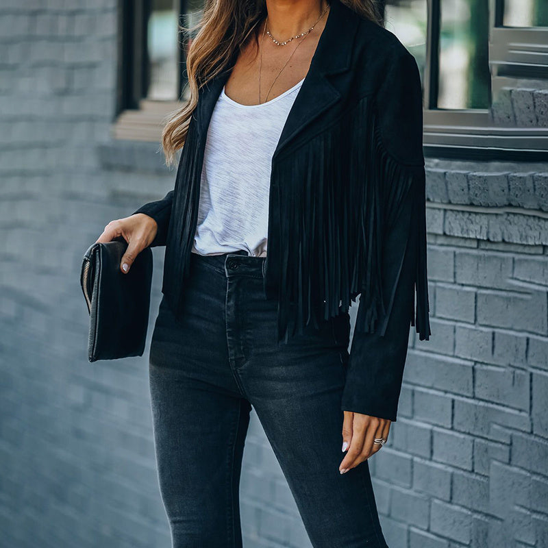 TasselRider Suede Jacket