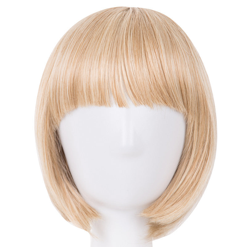 Women's Fashion Bangs High Temperature Silk Wig