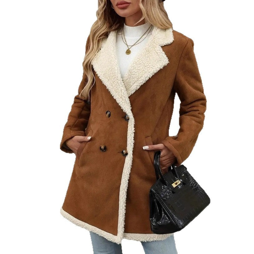 VeluWarm Suede Woolen Jacket