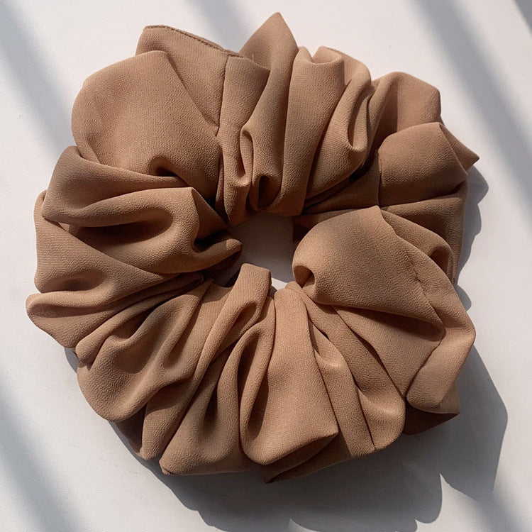 Big Head Bouquet Chiffon Large Intestine Ring Hair Ring