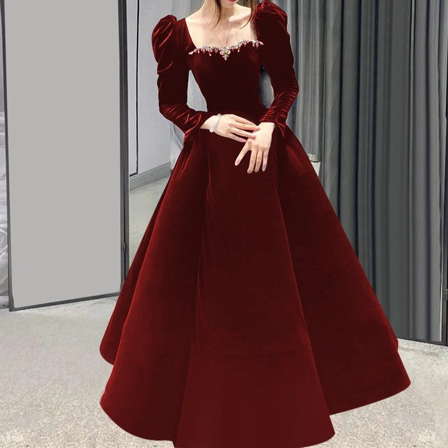 Crimson Eclipse Gown