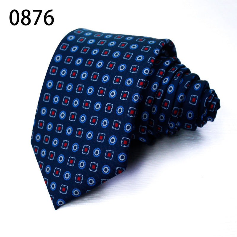 Fashion Polyester Silk Printed Men's Casual Tie