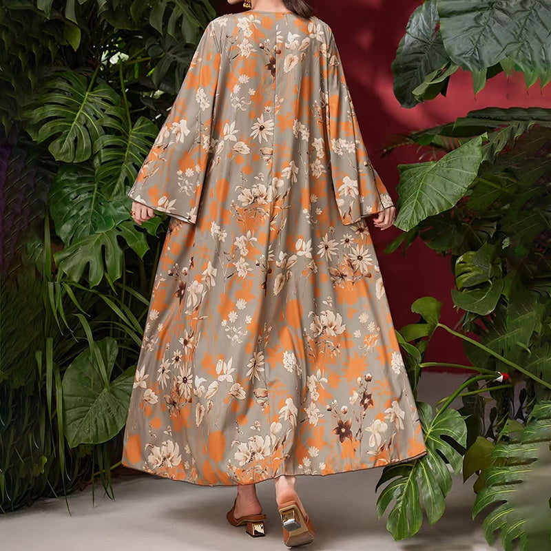 Desert Bloom Embroidered Maxi