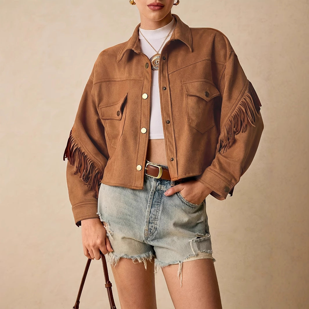 FringeMuse Casual Tassel Jacket