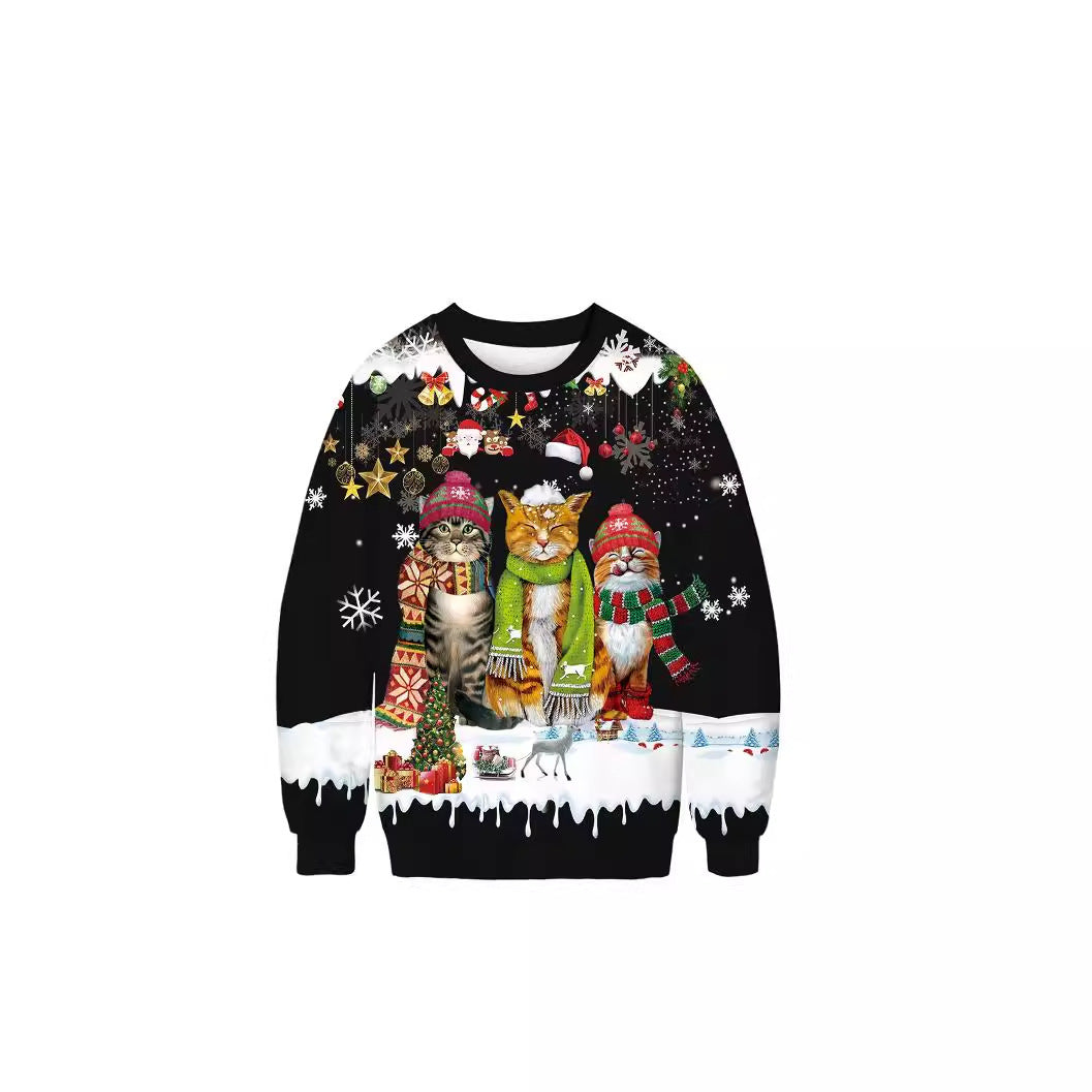 FestiveFeline™ Holiday Charm Sweatshirt