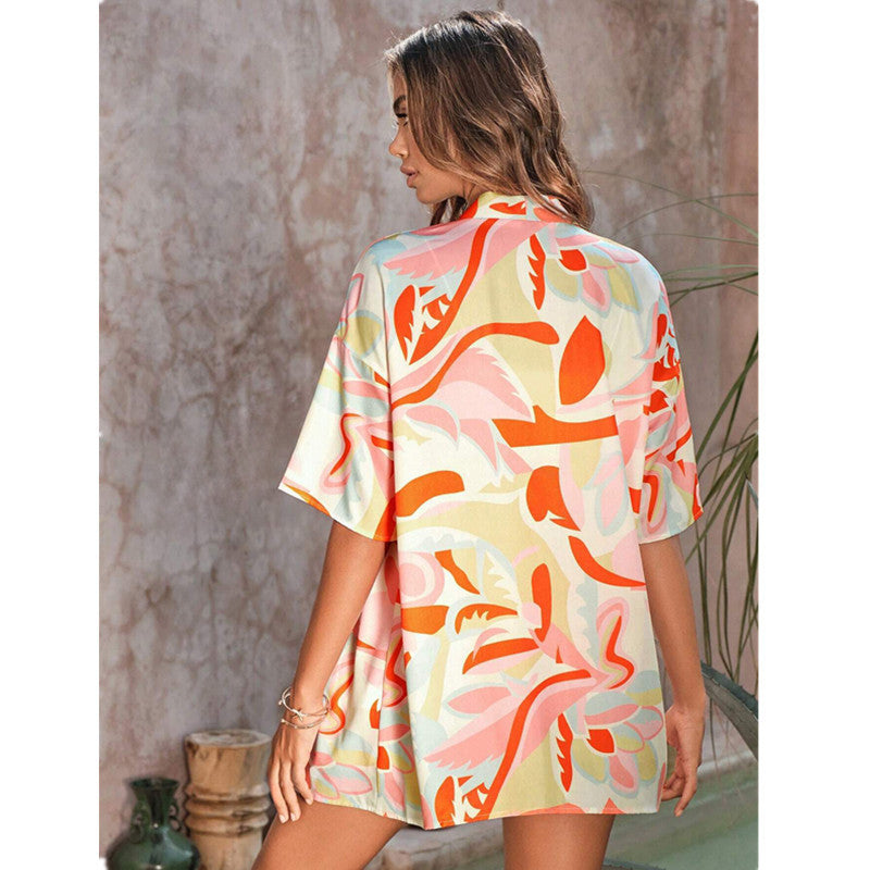 MuseMotive Printed Shirt Set