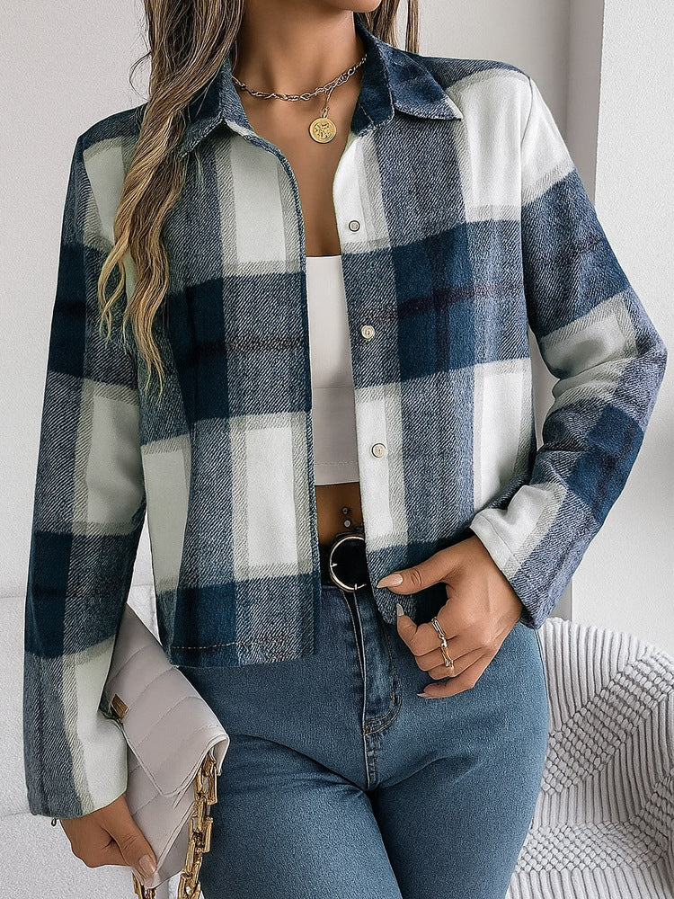 Regalia Plaid Lapel Jacket