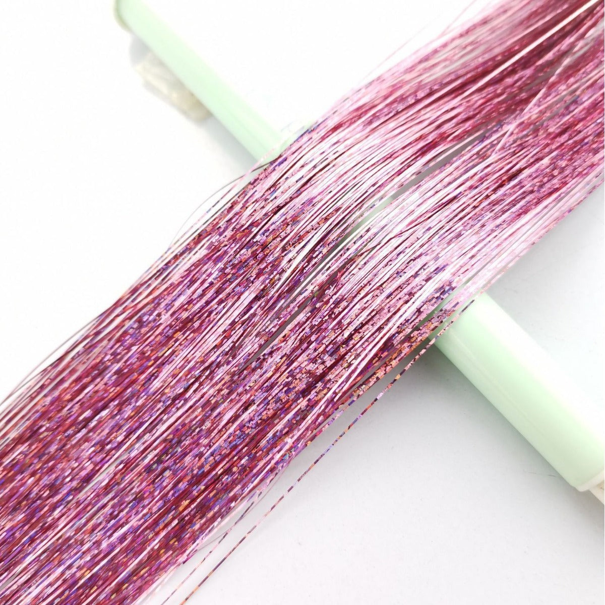 Colorful Silk Pet Silk Color Wig Set Suit