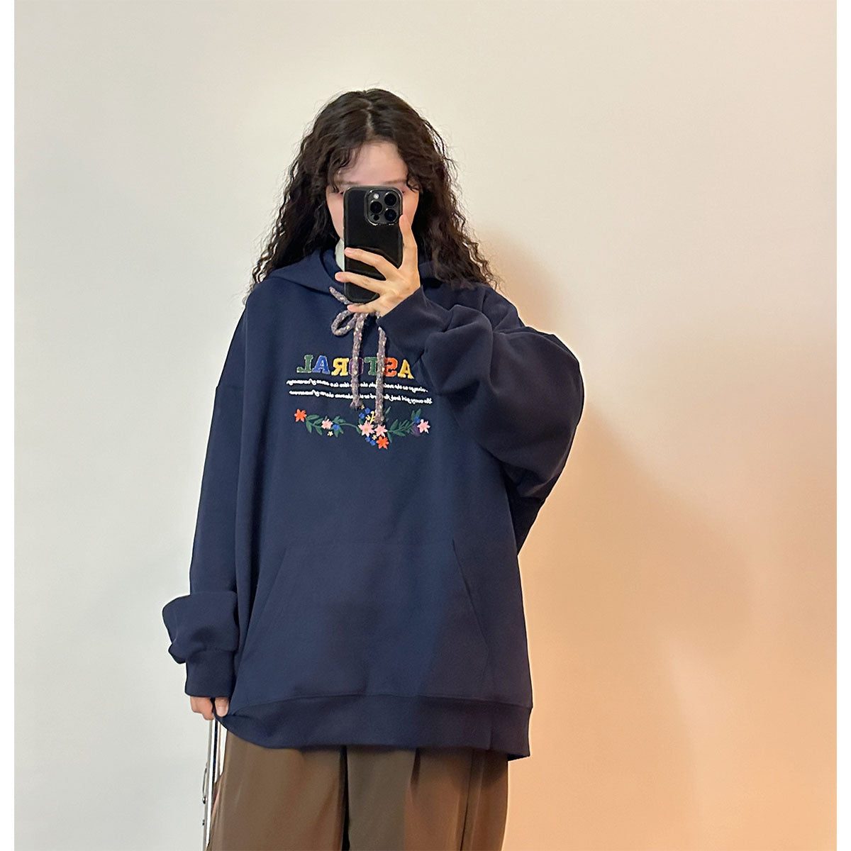 EmbroiChic Hoodie Coat