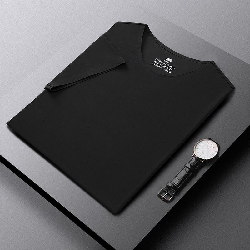 Couple Ice Silk Trackless Sports T-shirt