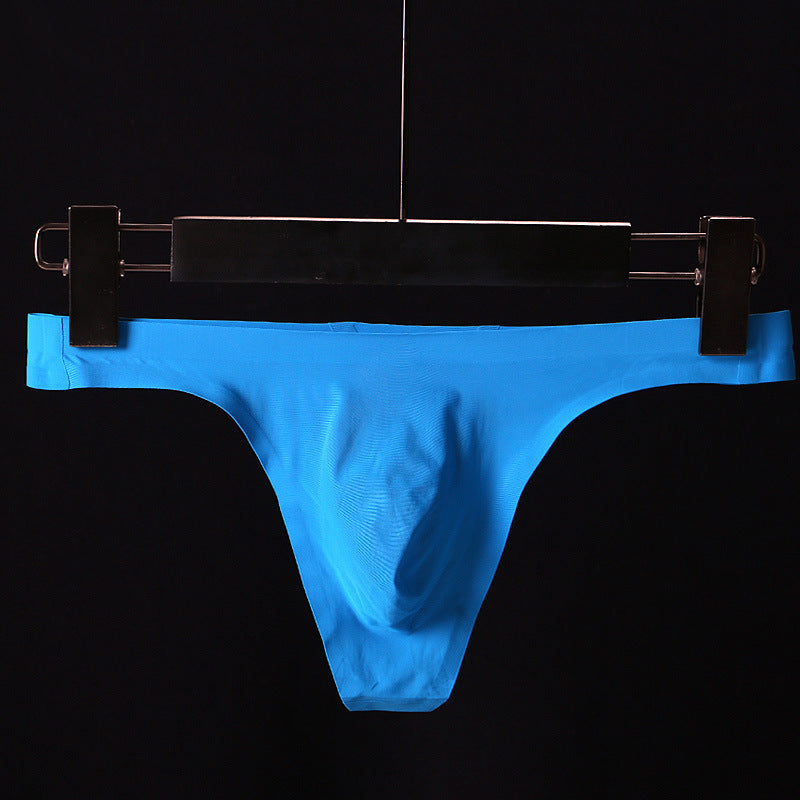 Fashion New Men's Low Waist Ice Silk T-back