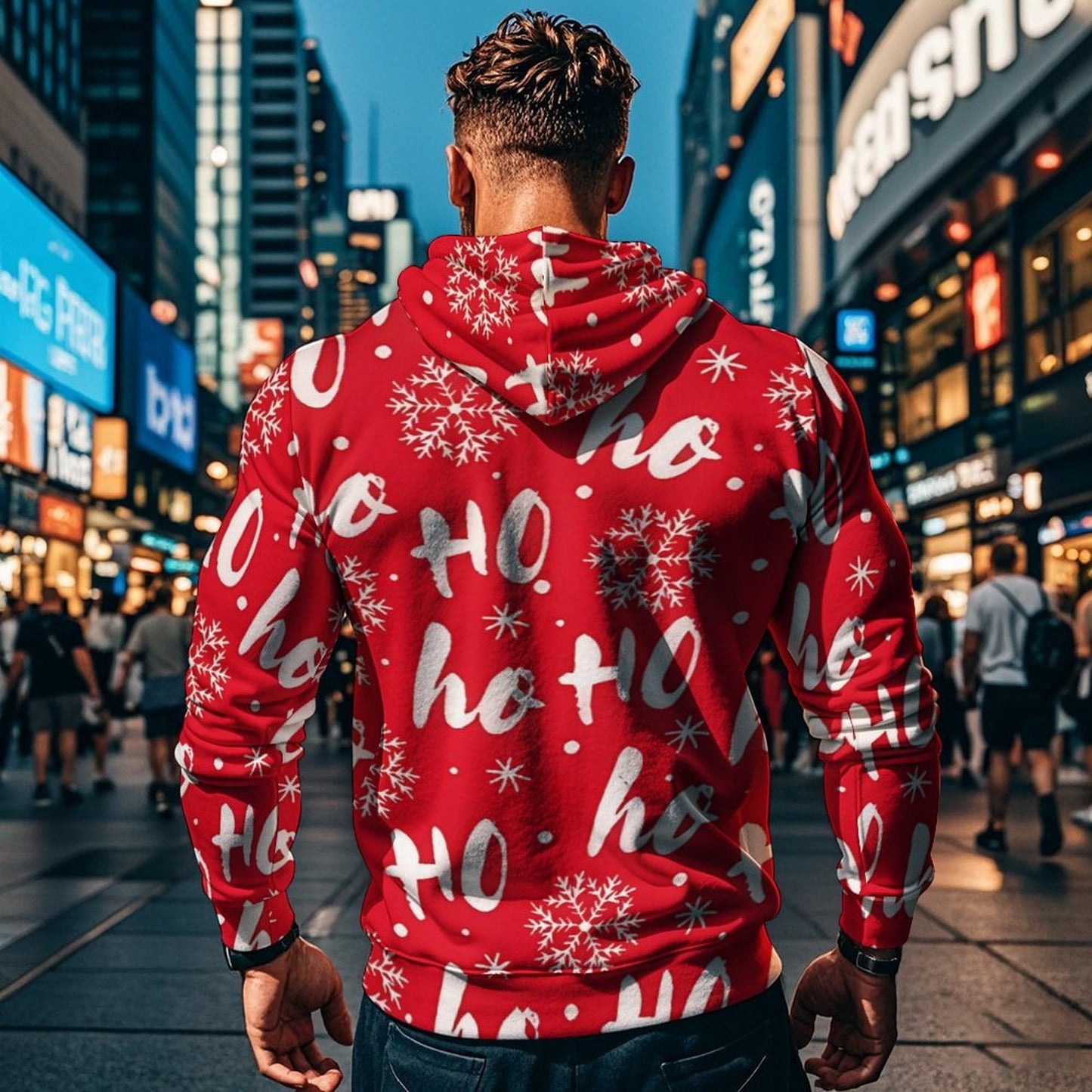 NeoTrend Digital Print Hoodie