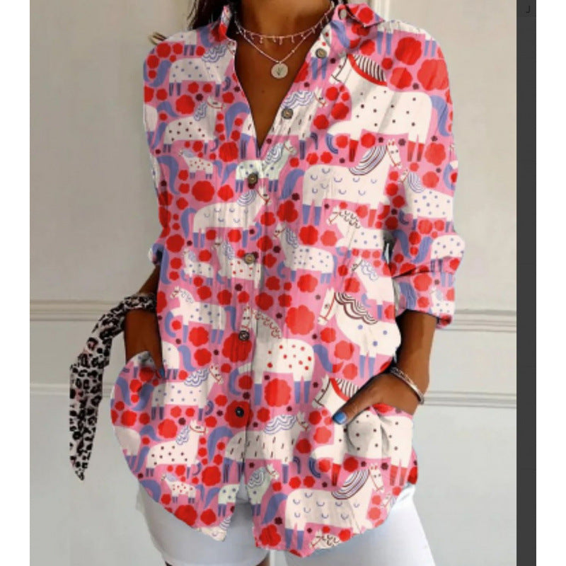 The PetalMuse 3D Floral Shirt