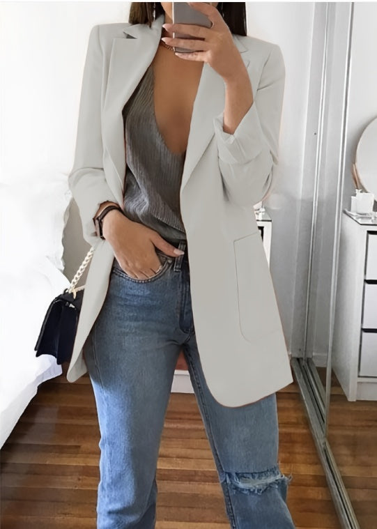 ArtEase Printed Mid-length Jacket