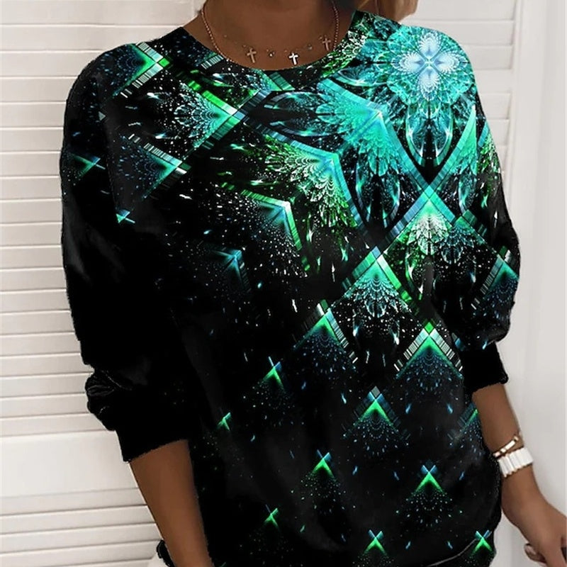 HorizonFade 3D Print Sweater
