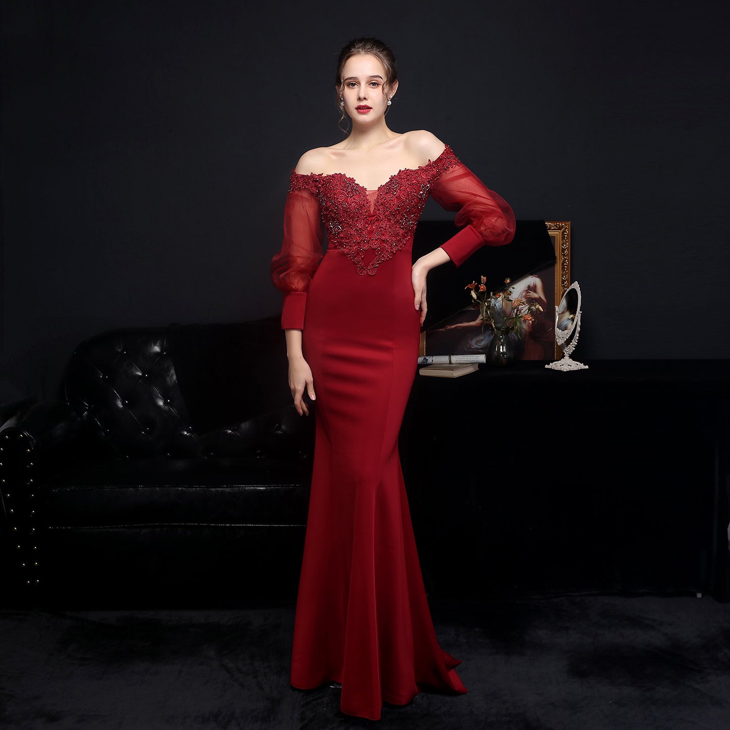 Emberlace Nocturne Gown