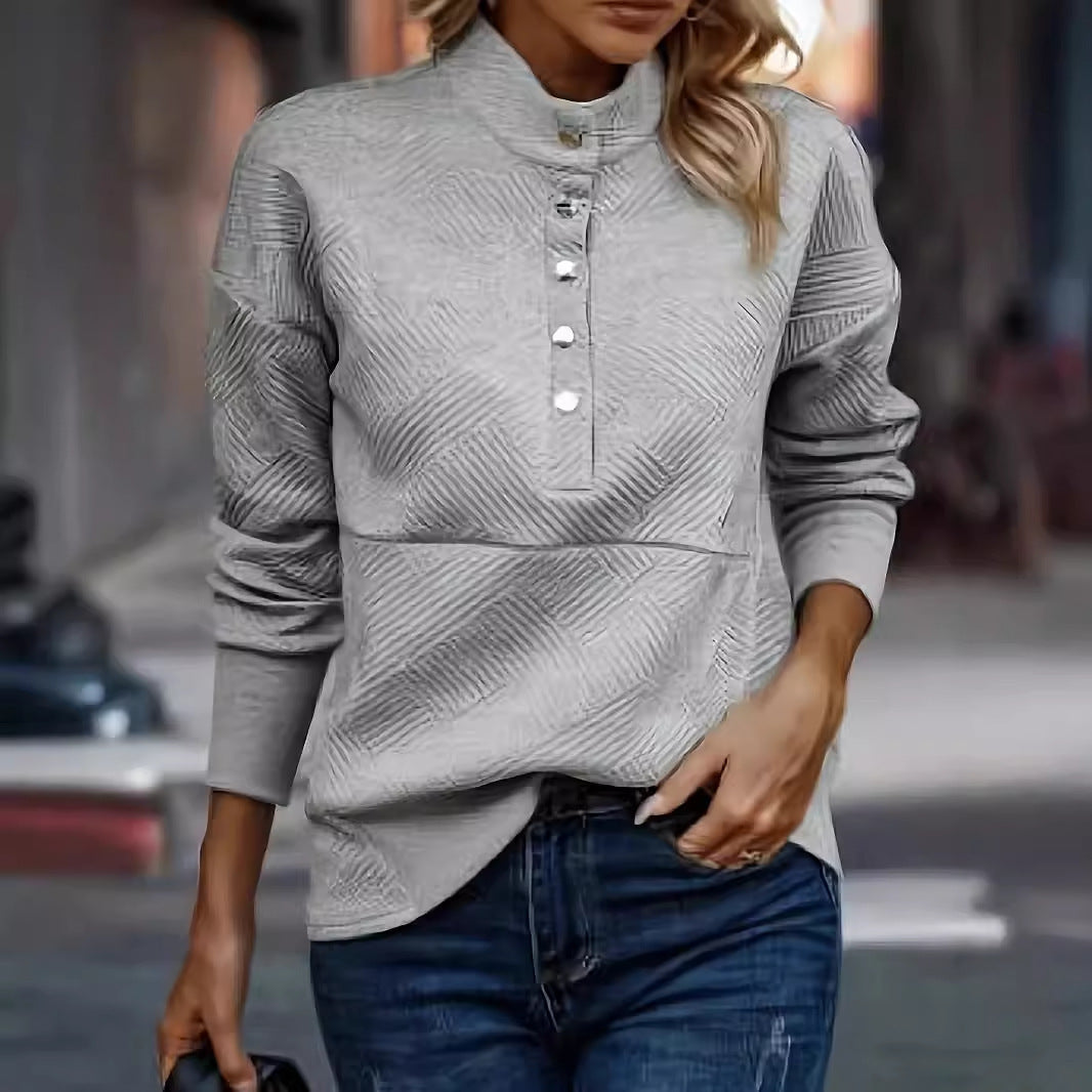 EternaChic Stand Collar Sweater