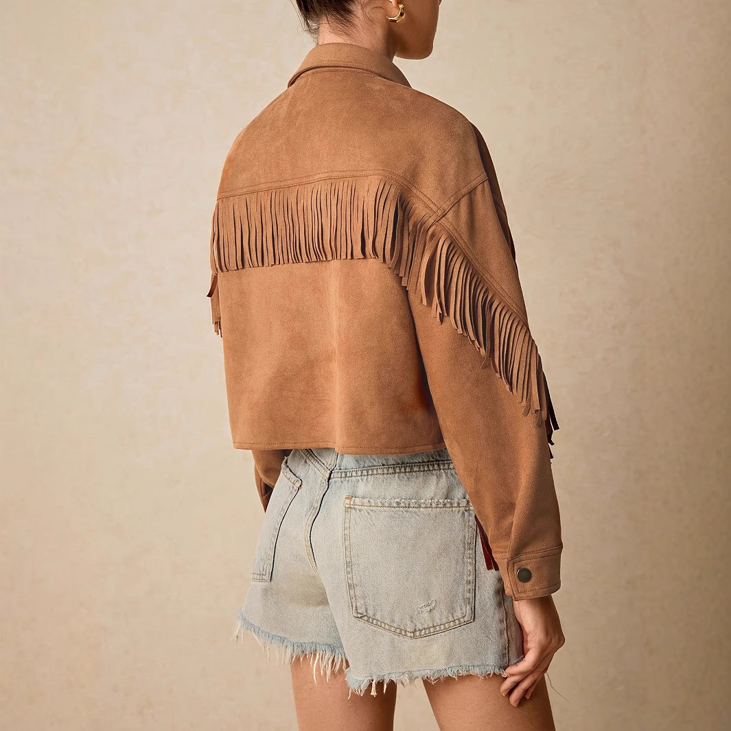 FringeMuse Casual Tassel Jacket