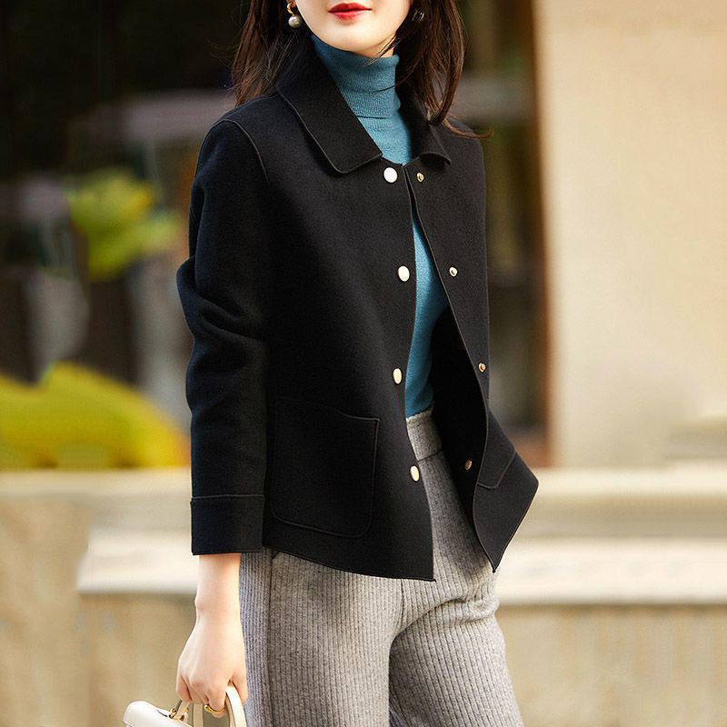 CozyWeave Loose Woolen Short Coat