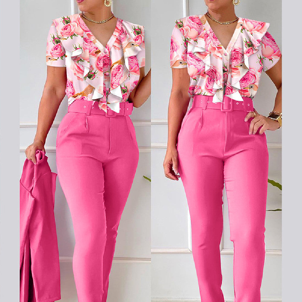 Blossom Reign Vest Ensemble
