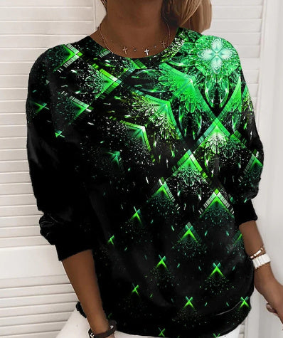 HorizonFade 3D Print Sweater