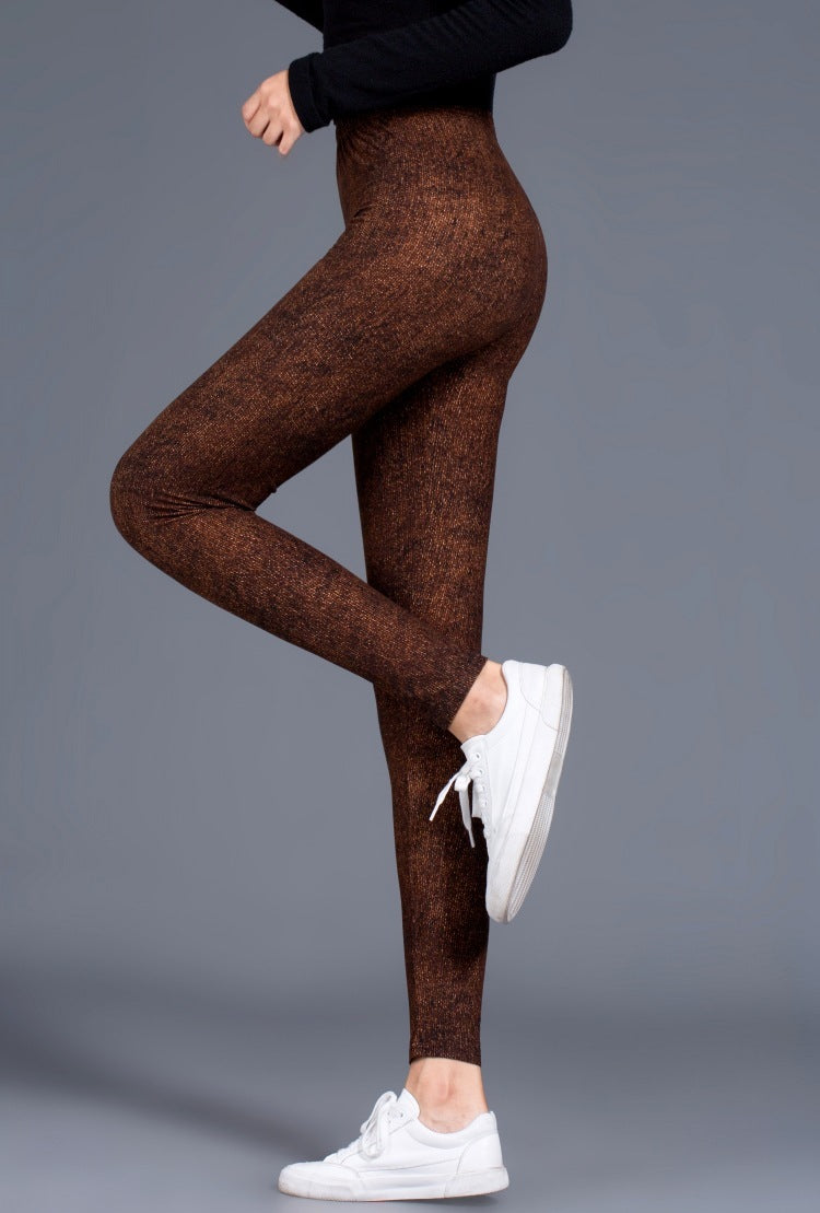 Fashionable Women's Slim Frosted Milk Silk Tights