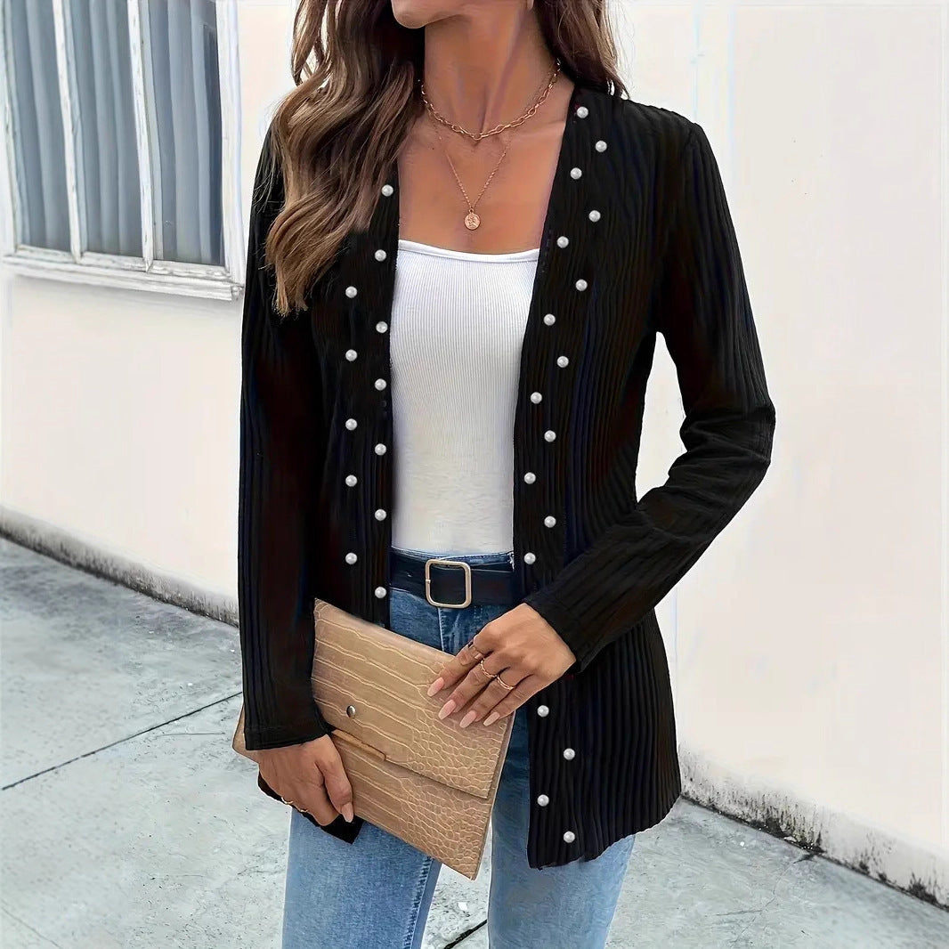 Opulisse Beaded Knit Couture Coat