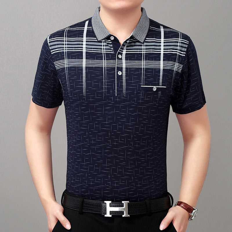 Ice silk short-sleeved t-shirt