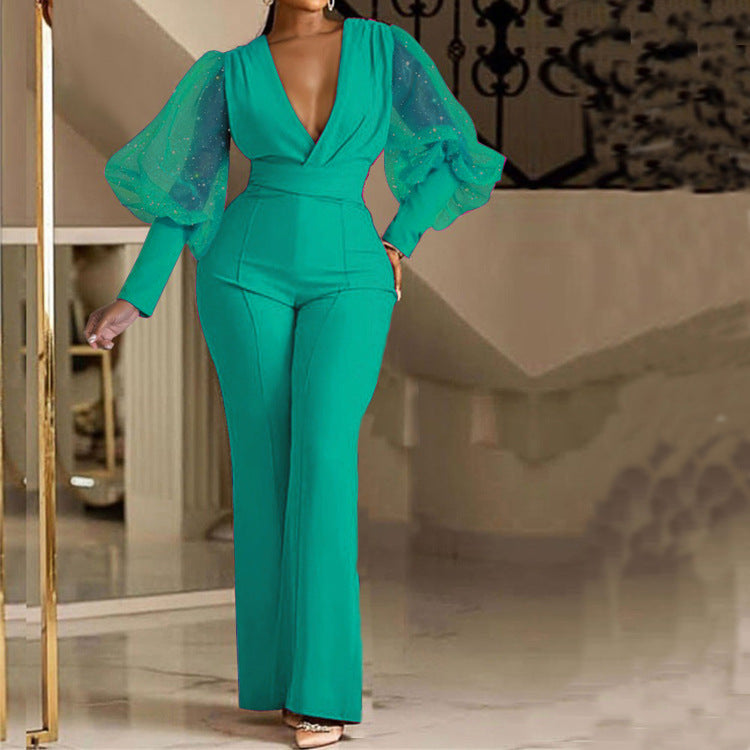 SheerÉclat™ MeshLine Jumpsuit