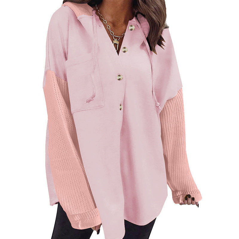 PatchMuse Knit Hoodie Jacket