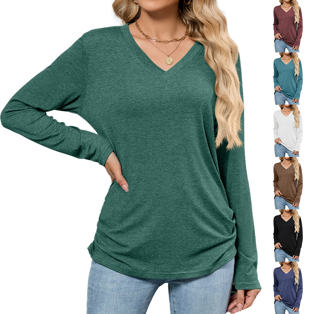 EaseLuxe V-Neck Pullover