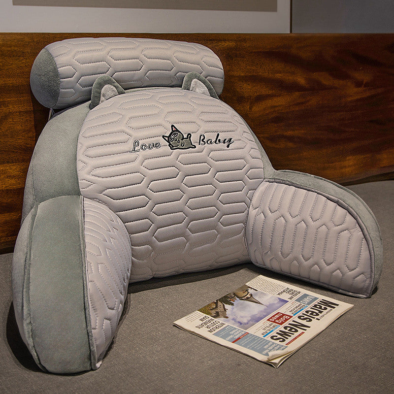 Bed Latex Ice Silk Bedside Cushion
