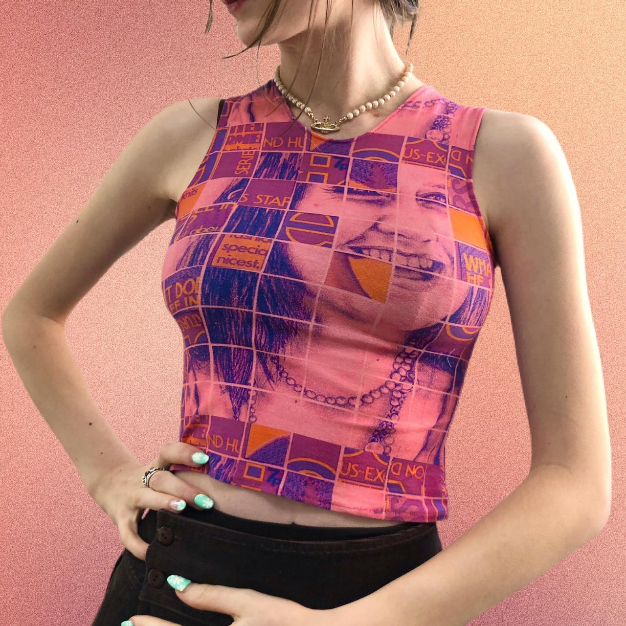 Digital Printing Tight Milk Silk Vest