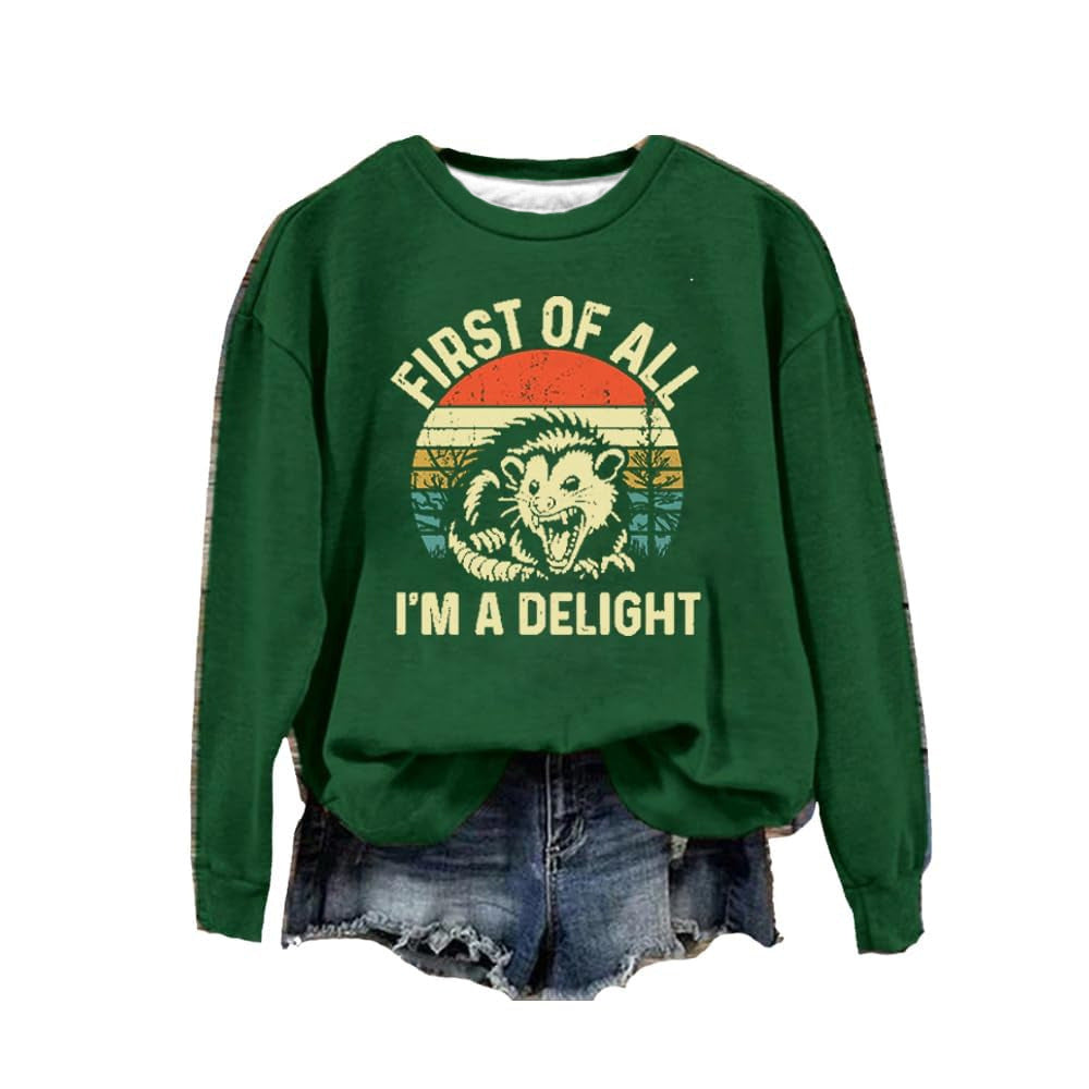 PumpkinCharm Digital Print Sweater