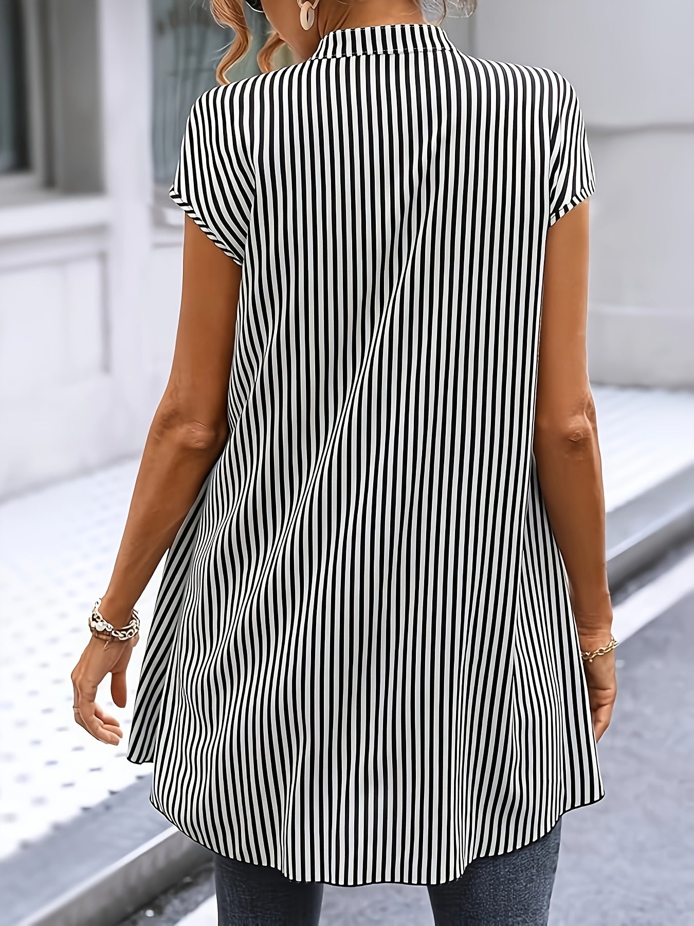 Monochrome Muse Layered Shirt