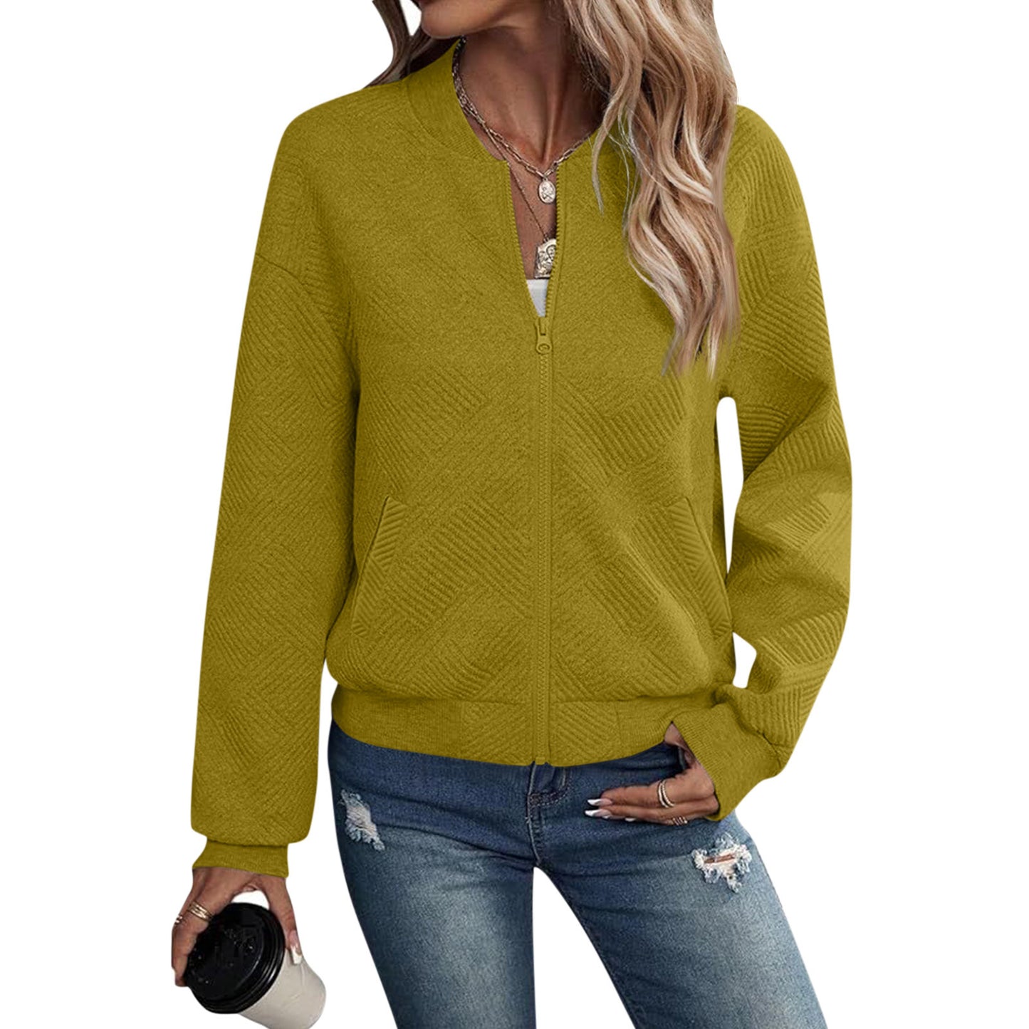 ZyraZip Cardigan Coat