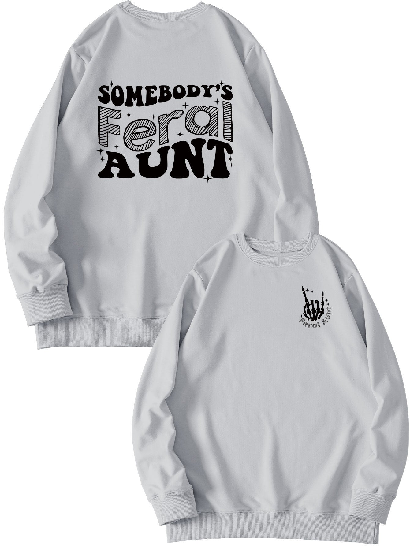 Aurevia Casual Print Sweatshirt