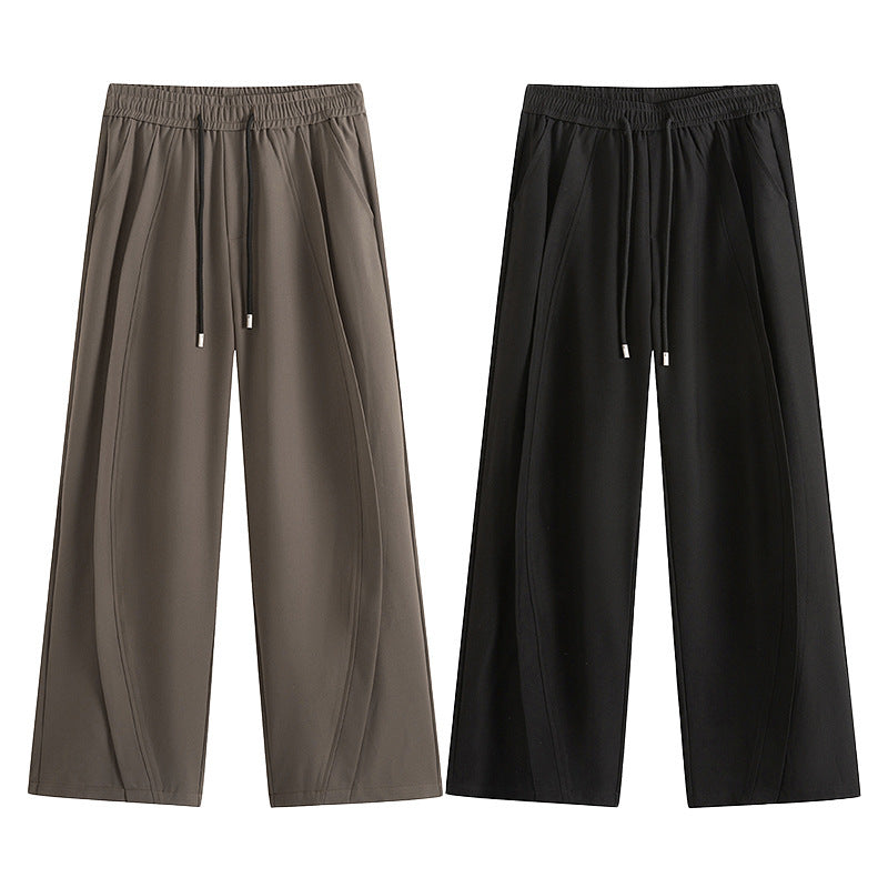 Summer Thin American Ice Silk Casual Pants Men