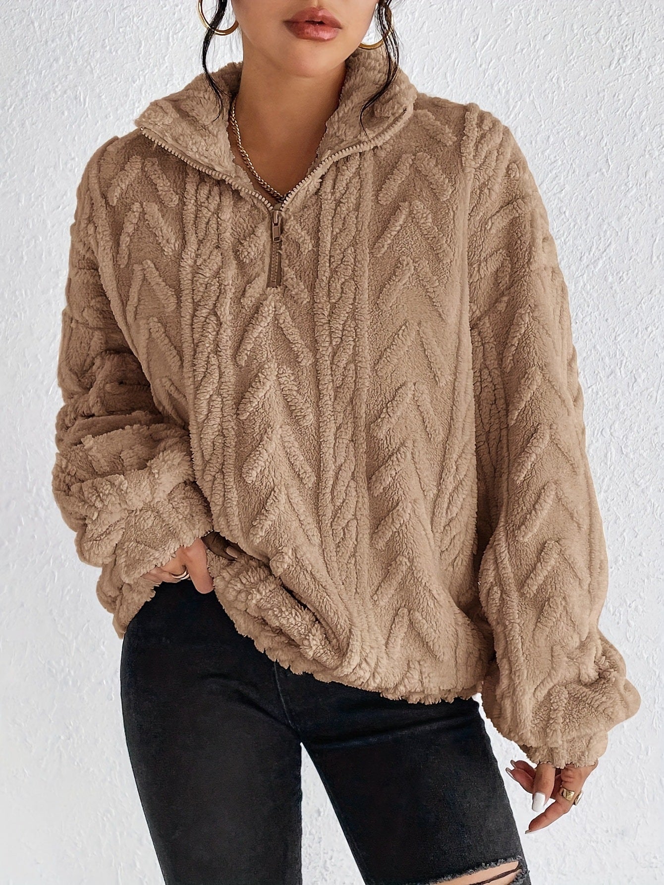 LatteLuxe Double-Sided Pullover