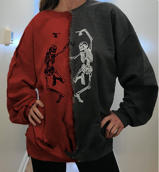 ViviTone Contrast Print Sweater