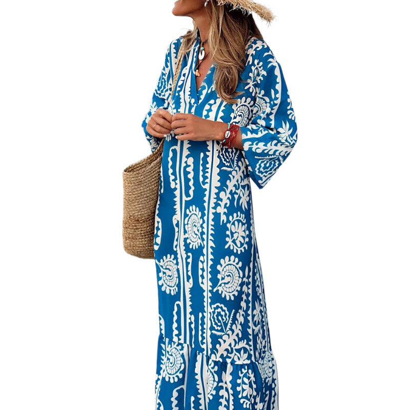 VivaMuse Printed Dress