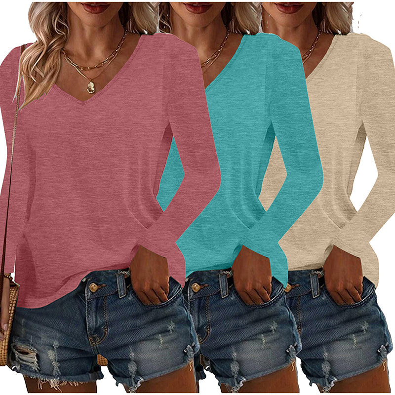 AutumnEase Trio V-Neck Set