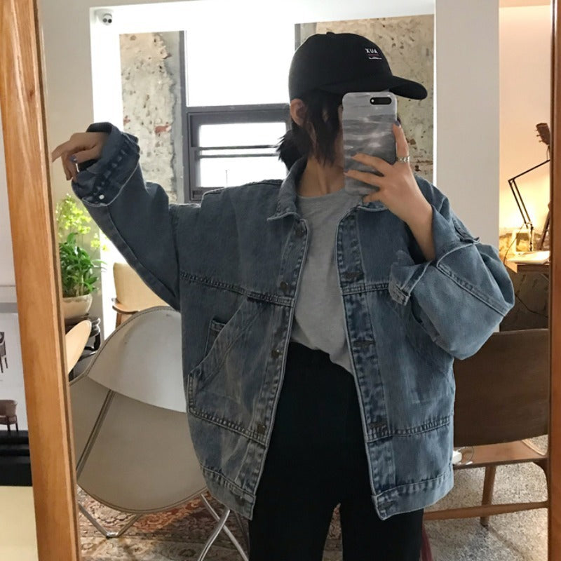 RetroEase Slim Denim Jacket