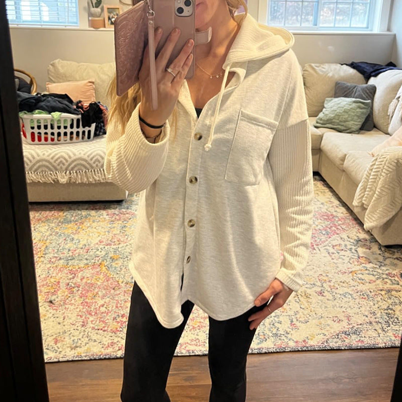 PatchMuse Knit Hoodie Jacket